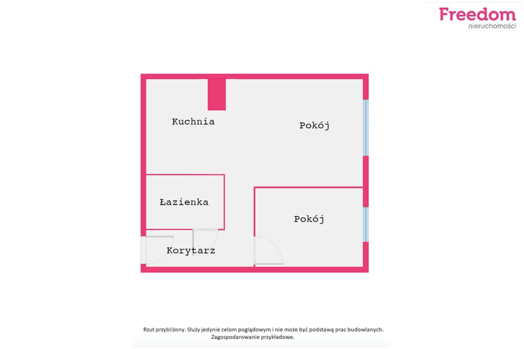 2 pokoje, mieszkanie 35,50 m², piętro 1, oferta nr , 39664/3685/OMS, Malbork, Fryderyka Chopina