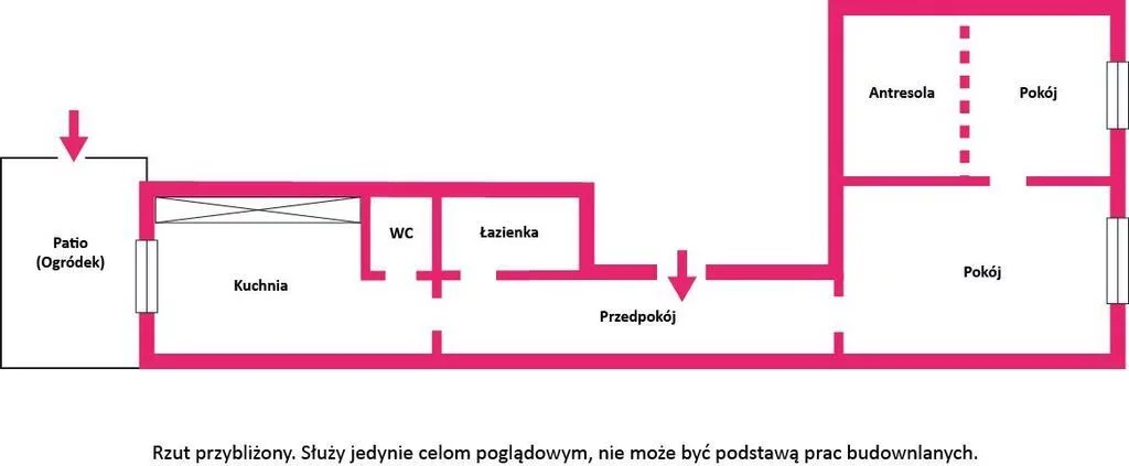 2 pokoje, mieszkanie 57,00 m², parter, oferta nr , 34653/3685/OMS, Brzeg, Garbarska