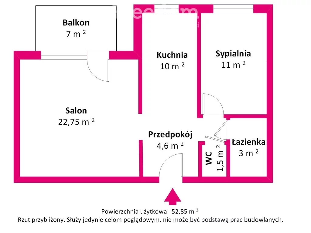 2 pokoje, mieszkanie 52,85 m², piętro 2, oferta nr , 40436/3685/OMS, Warszawa, Ursynów, Ursynów, Jana Rosoła