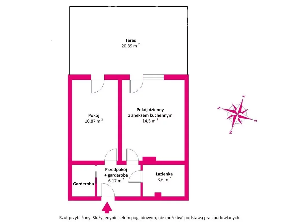 2 pokoje, mieszkanie 35,14 m², parter, oferta nr , 39745/3685/OMS, Biała Podlaska, Janowska