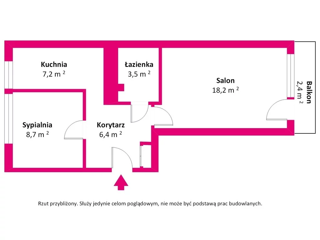 2 pokoje, mieszkanie 42,21 m², piętro 4, oferta nr , 39793/3685/OMS, Oświęcim, gen. Jarosława Dąbrowskiego