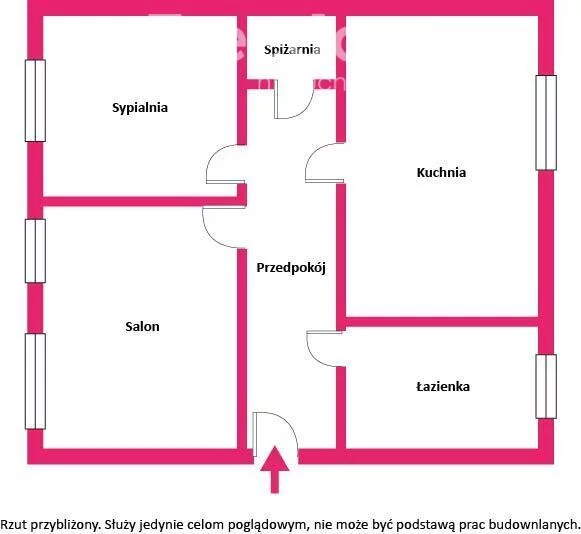 2 pokoje, mieszkanie 53,40 m², piętro 2, oferta nr , 40578/3685/OMS, Żłobizna, Jaśminowa