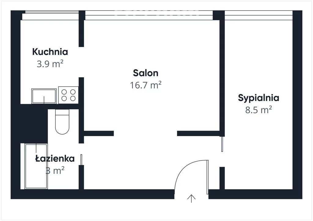 2 pokoje, mieszkanie 32,30 m², piętro 3, oferta nr , 40417/3685/OMS, Olsztyn, Kardynała Stefana Wyszyńskiego