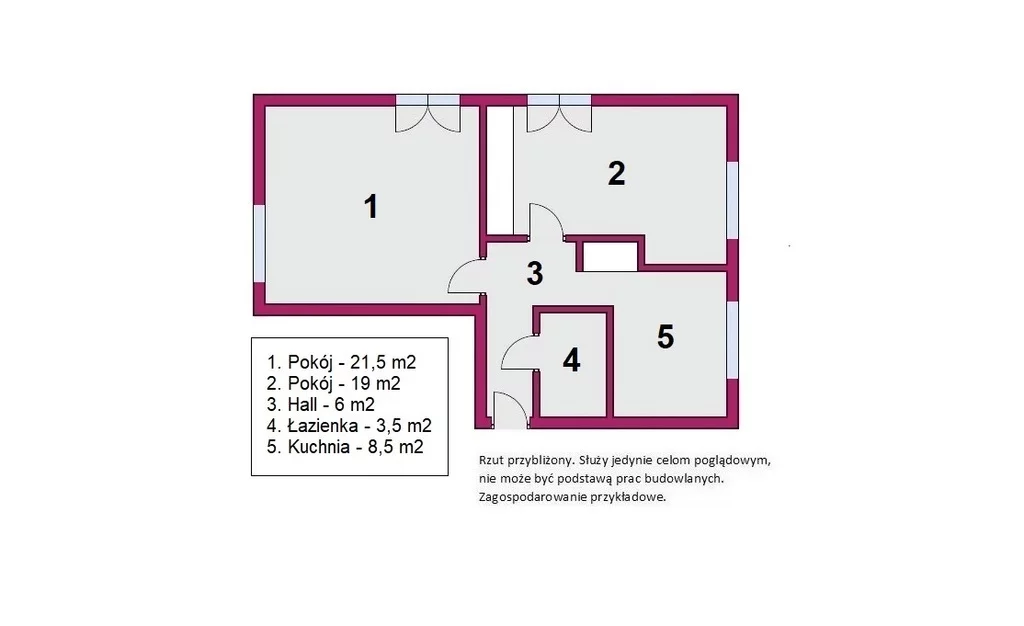 2 pokoje, mieszkanie 57,33 m², piętro 1, oferta nr , 40303/3685/OMS, Łódź, Bałuty, Bałuty, Lutomierska