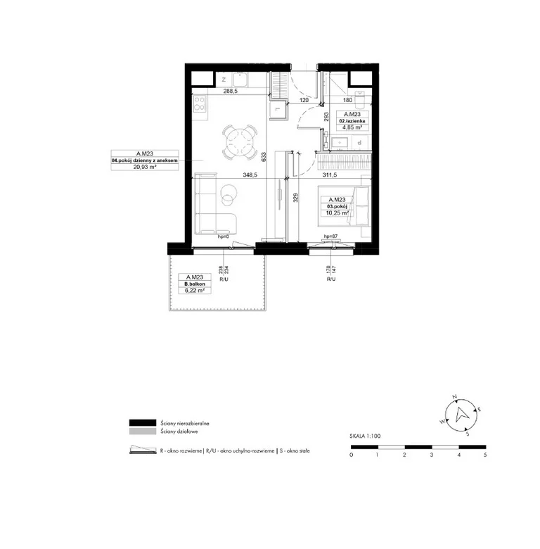 2 pokoje, mieszkanie 40,18 m², piętro 1, oferta nr , 38504/3685/OMS, Poznań, Umultowo, Umultowo, Maków Polnych