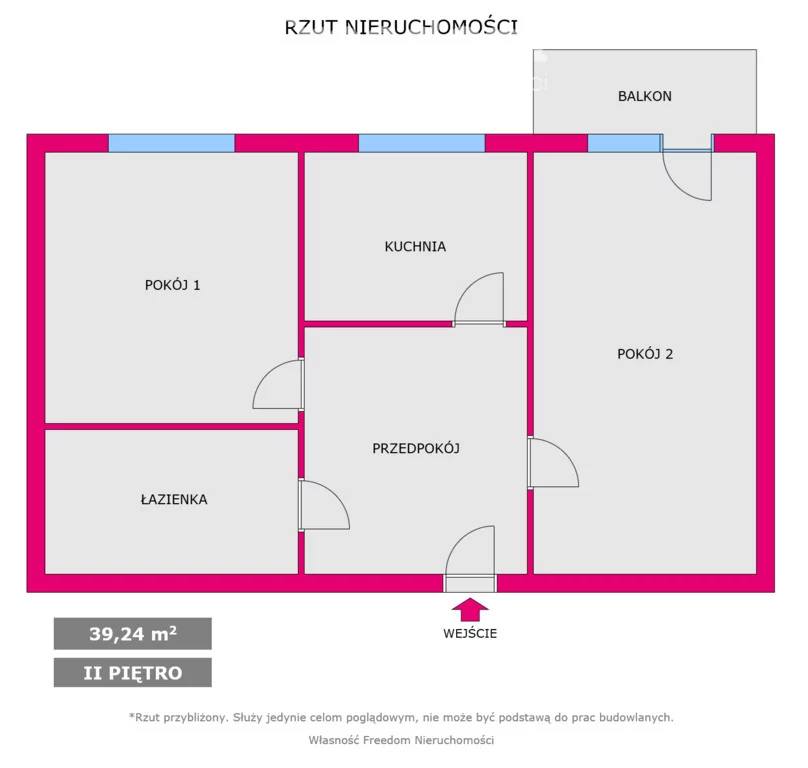 2 pokoje, mieszkanie 39,24 m², piętro 2, oferta nr , 39940/3685/OMS, Dąbrowa Górnicza, Mikołaja Kopernika
