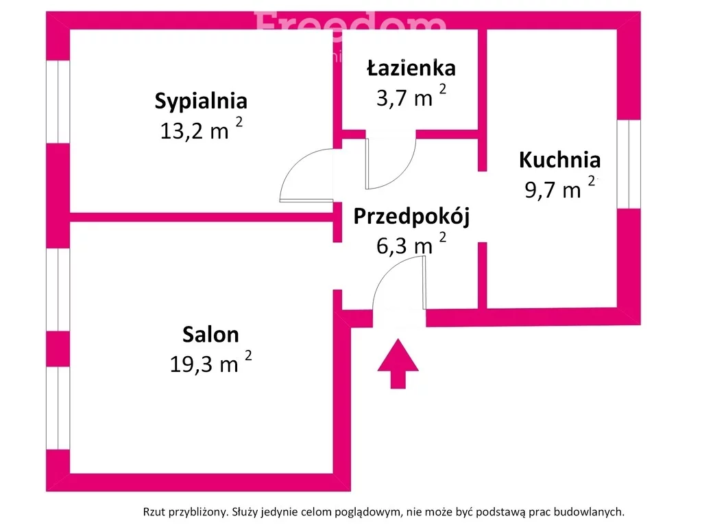 2 pokoje, mieszkanie 48,00 m², piętro 5, oferta nr , 35533/3685/OMS, Konstancin-Jeziorna, Narożna