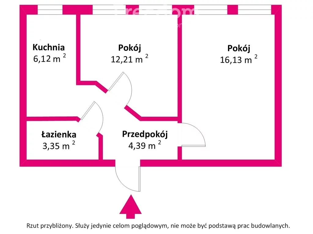 2 pokoje, mieszkanie 42,20 m², parter, oferta nr , 37844/3685/OMS, Terespol, Nowa