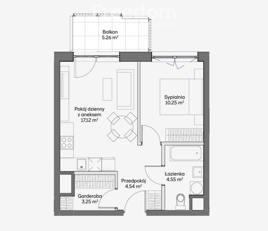 2 pokoje, mieszkanie 39,71 m², parter, oferta nr , 27489/3685/OMS, Warszawa, Praga Południe, Praga Południe, Optyków