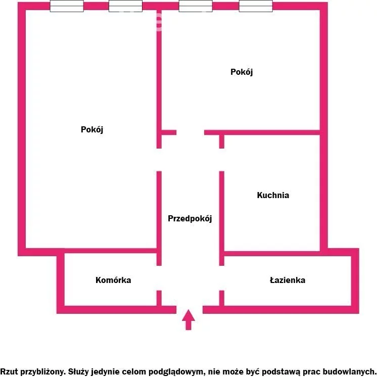 2 pokoje, mieszkanie 58,51 m², piętro 3, oferta nr , 36663/3685/OMS, Brzeg, Piastowska
