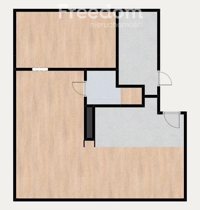2 pokoje, mieszkanie 47,89 m², piętro 3, oferta nr , 32125/3685/OMS, Piła, Zamość