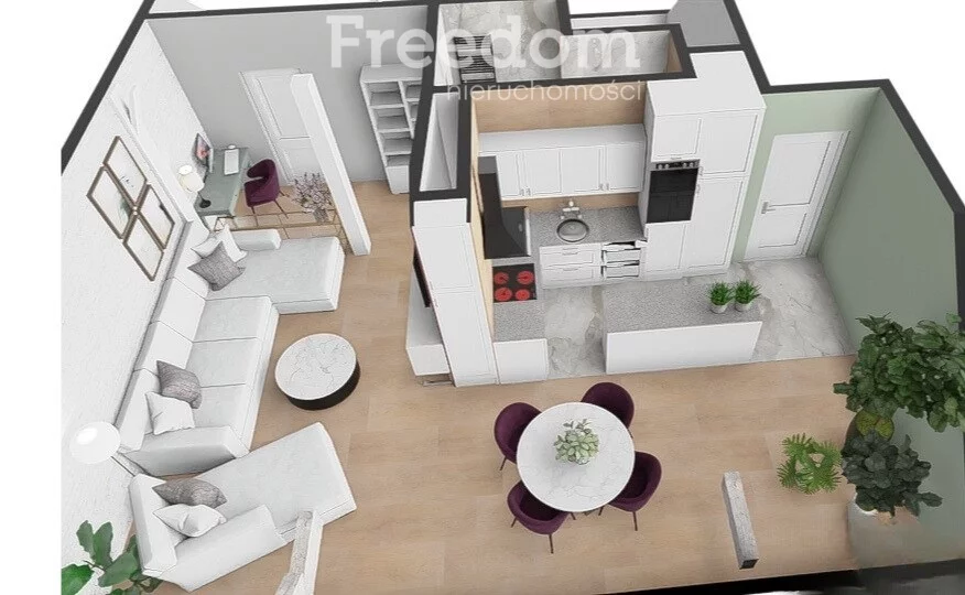 2 pokoje, mieszkanie 47,89 m², piętro 3, oferta nr , 32125/3685/OMS, Piła, Zamość