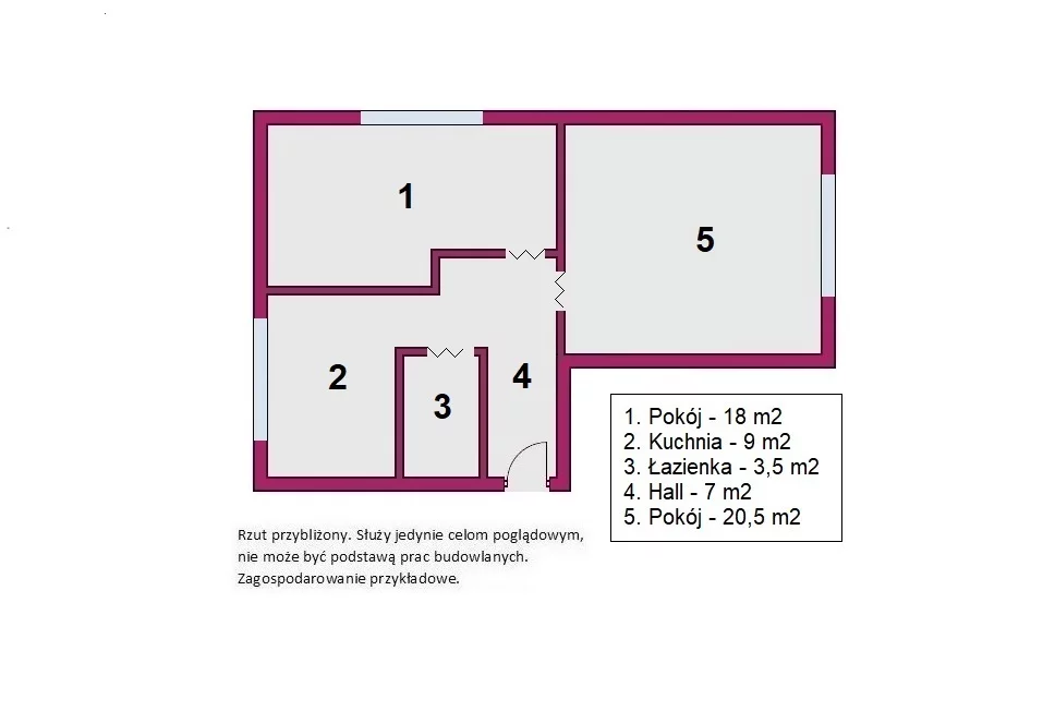 Mieszkanie 58,04 m², parter, oferta nr , 32123/3685/OMS, Aleksandrów Łódzki, Piotrkowska