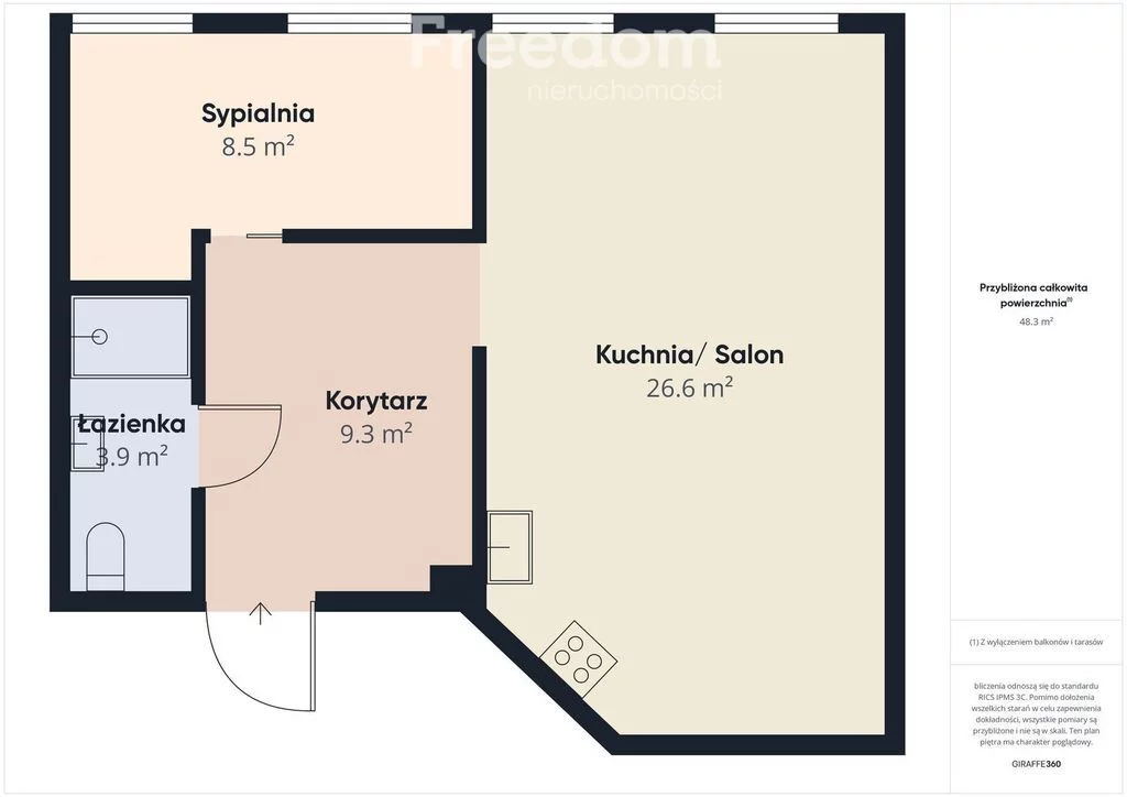2 pokoje, mieszkanie 47,62 m², piętro 2, oferta nr , 40047/3685/OMS, Sosnowiec, Plac Tadeusza Kościuszki