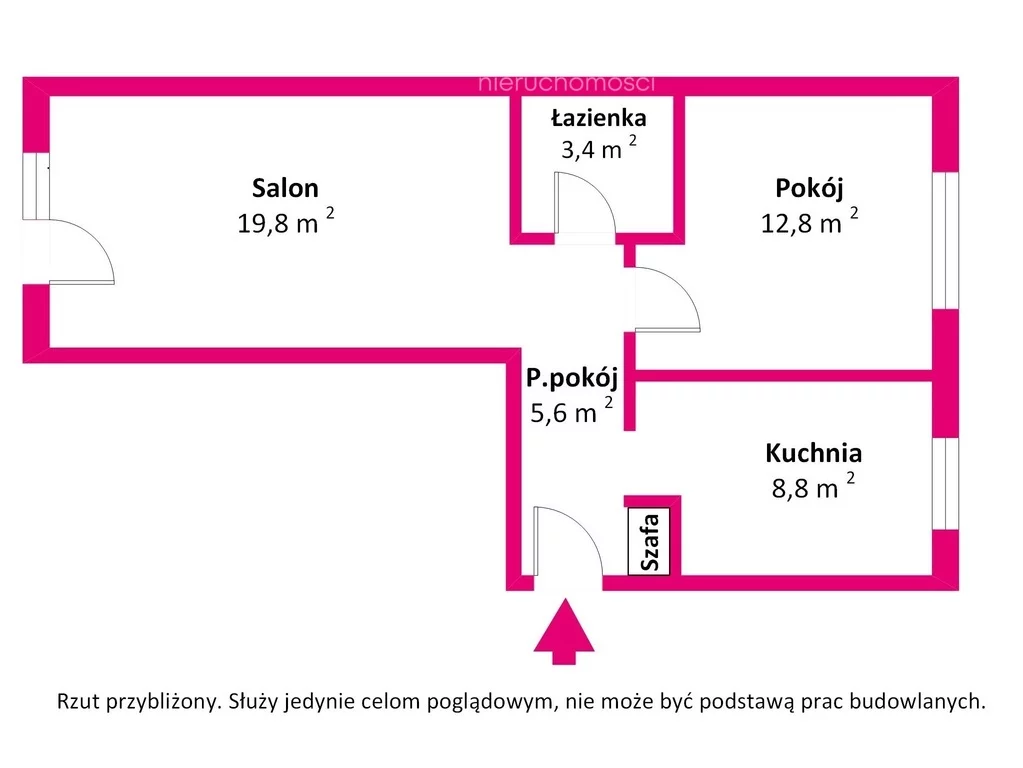 2 pokoje, mieszkanie 44,68 m², piętro 4, oferta nr , 40322/3685/OMS, Biała Podlaska, Sidorska