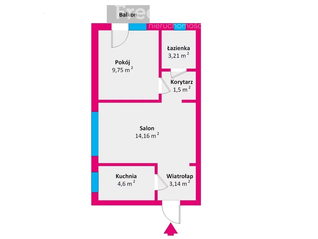 2 pokoje, mieszkanie 37,60 m², piętro 2, oferta nr , 39947/3685/OMS, Kańczuga, Słowackiego