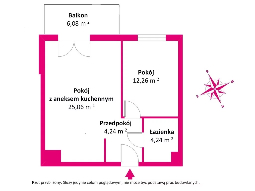 2 pokoje, mieszkanie 45,80 m², piętro 1, oferta nr , 39822/3685/OMS, Iława, Tadeusza Kościuszki