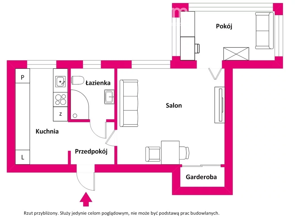 Mieszkanie dwupokojowe 45,00 m², Międzyzdroje, Tysiąclecia Państwa Polskiego, Sprzedaż