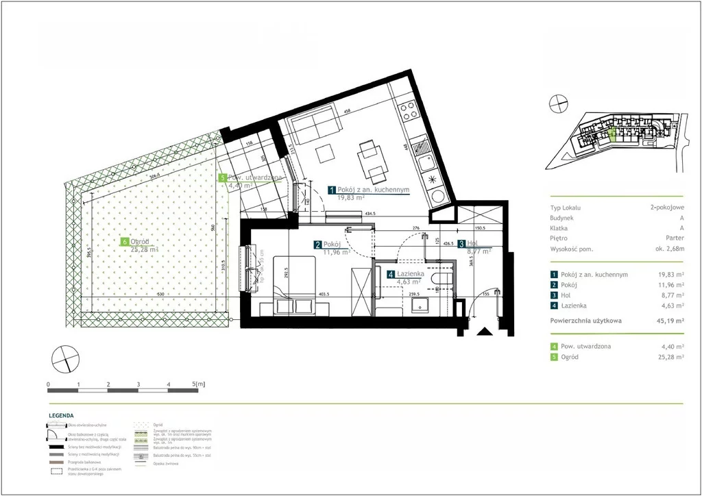 2 pokoje, mieszkanie 45,19 m², parter, oferta nr , 37684/3685/OMS, Warszawa, Bemowo, Bemowo