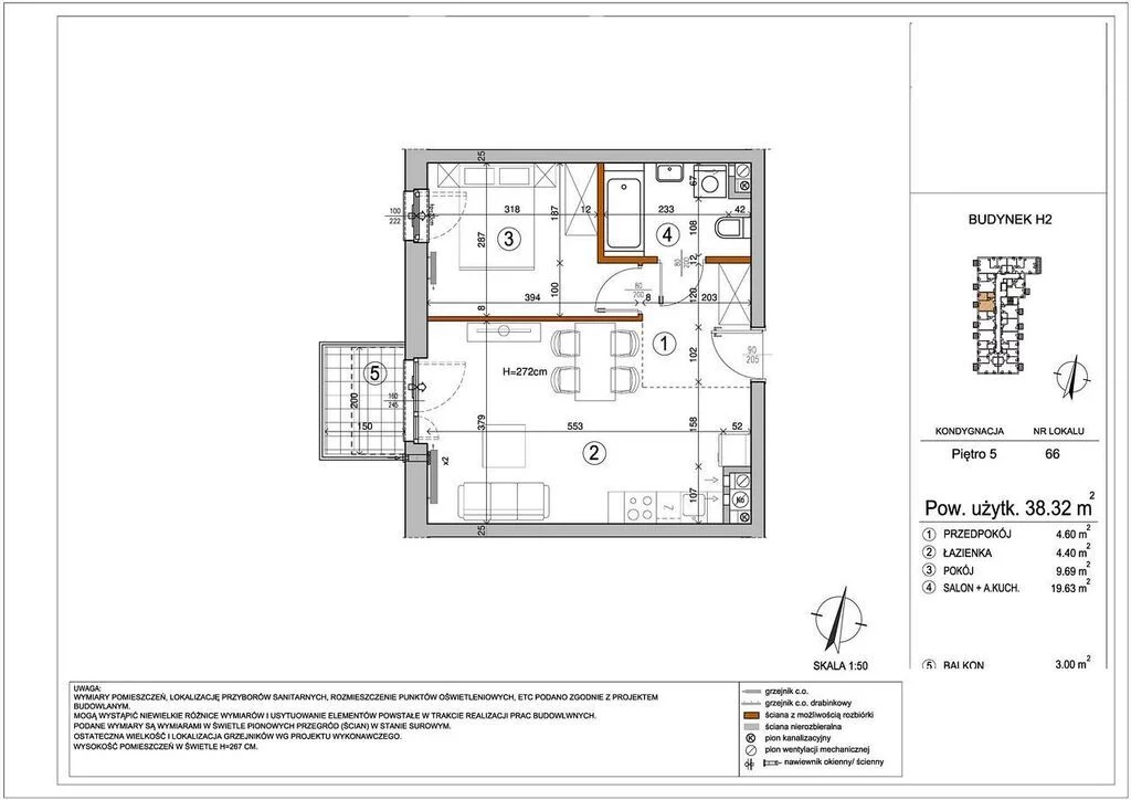 2 pokoje, mieszkanie 38,32 m², piętro 5, oferta nr , 33574/3685/OMS, Warszawa, Rembertów, Rembertów