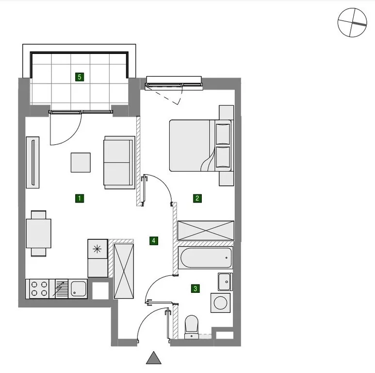 2 pokoje, mieszkanie 41,72 m², piętro 6, oferta nr , 34169/3685/OMS, Warszawa, Włochy, Włochy