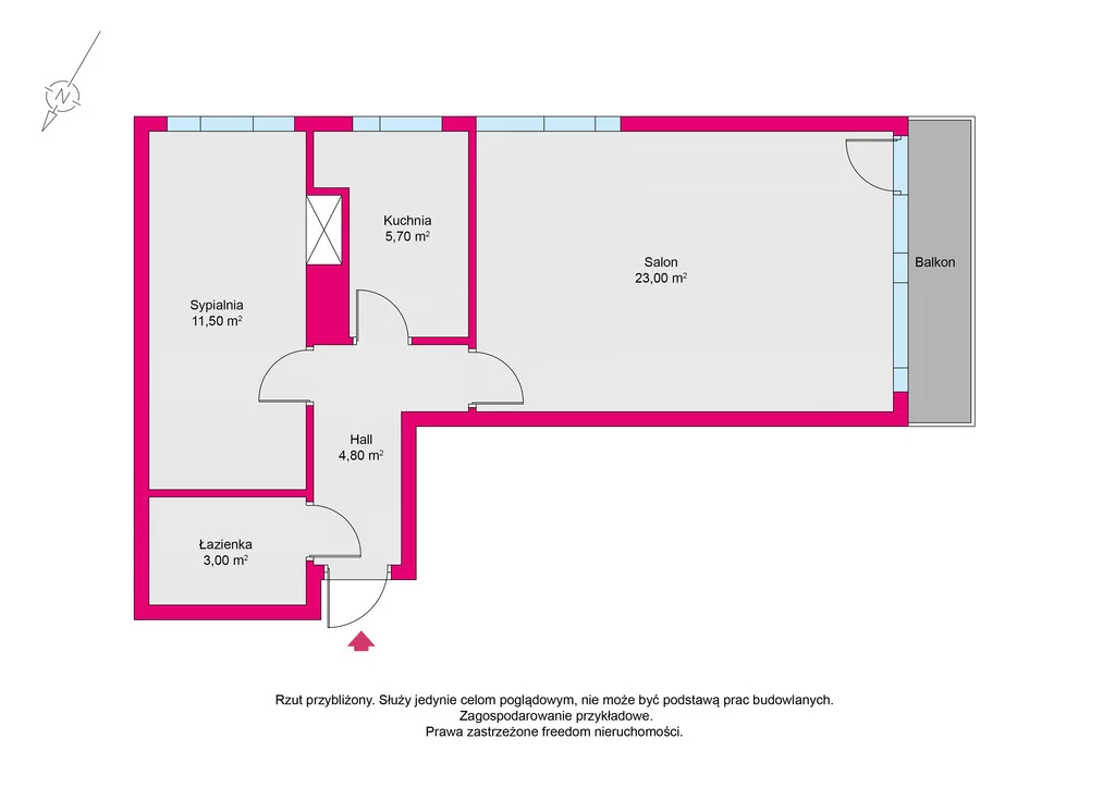 2 pokoje, mieszkanie 48,00 m², piętro 3, oferta nr , 39436/3685/OMS, Warszawa, Żoliborz, Żoliborz, Władysława Broniewskiego