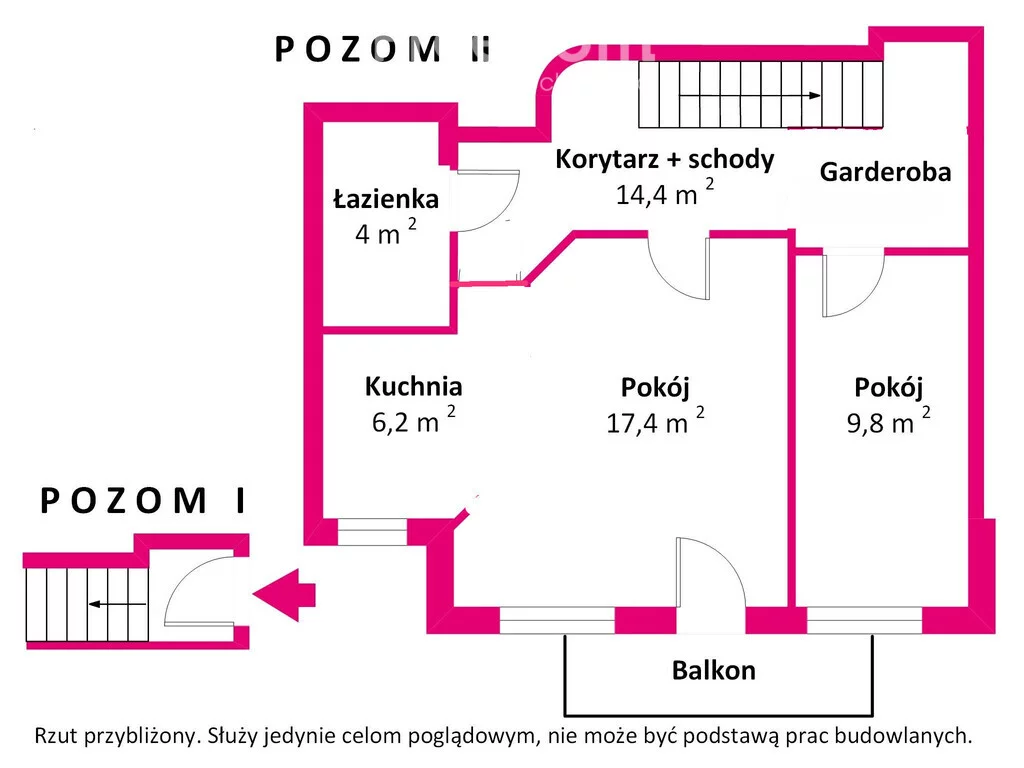 2 pokoje, mieszkanie 48,29 m², piętro 4, oferta nr , 34154/3685/OMS, Ełk, gen. Władysława Sikorskiego