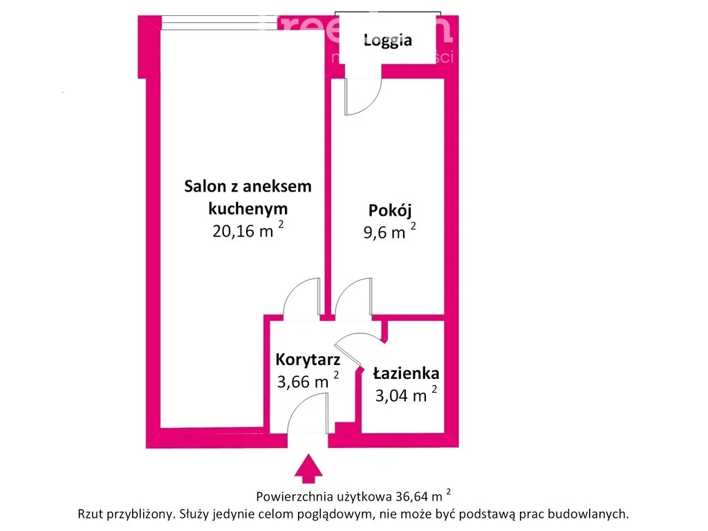 2 pokoje, mieszkanie 36,46 m², piętro 10, oferta nr , 40419/3685/OMS, Poznań, Wojska Polskiego