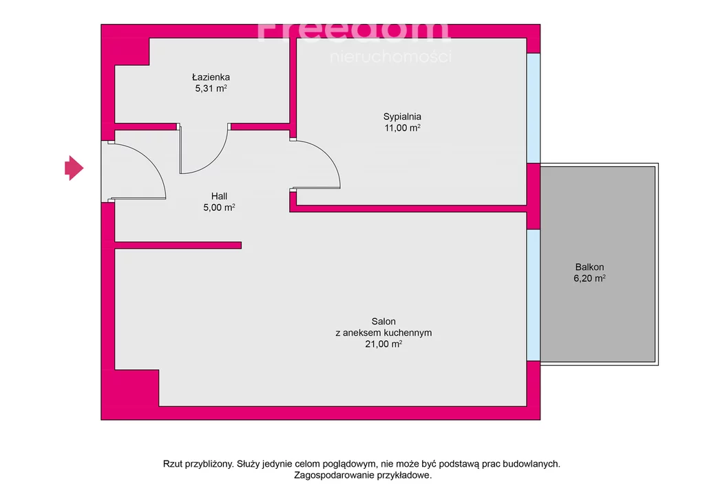 2 pokoje, mieszkanie 42,31 m², piętro 3, oferta nr , 7008/3685/OMW, Warszawa, Wola, Wola, Ogrodowa