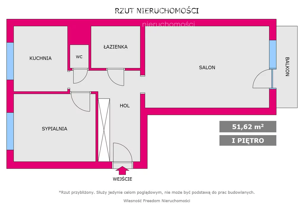 2 pokoje, mieszkanie 51,62 m², piętro 1, oferta nr , 7033/3685/OMW, Katowice, Szopienicka