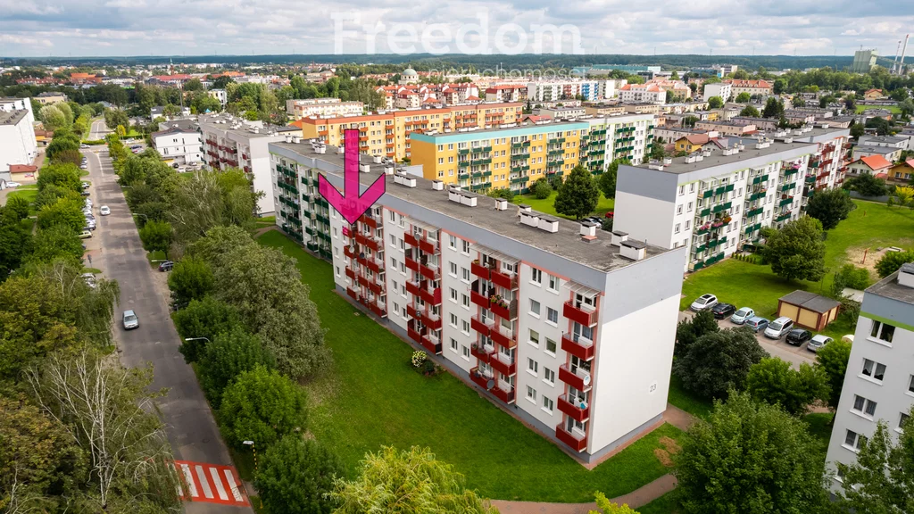 3 pokoje, mieszkanie 59,40 m², piętro 3, oferta nr , 39718/3685/OMS, Starogard Gdański, Aleja Jana Pawła II