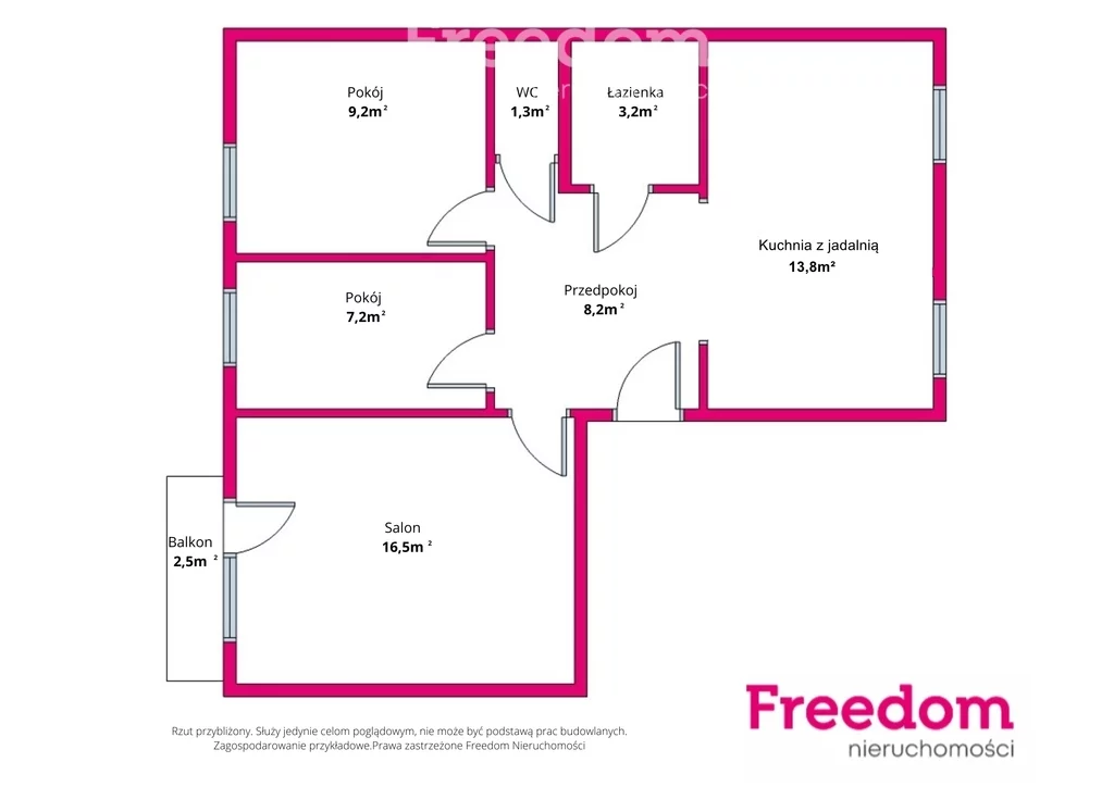 3 pokoje, mieszkanie 59,40 m², piętro 3, oferta nr , 40589/3685/OMS, Starogard Gdański, Aleja Jana Pawła II