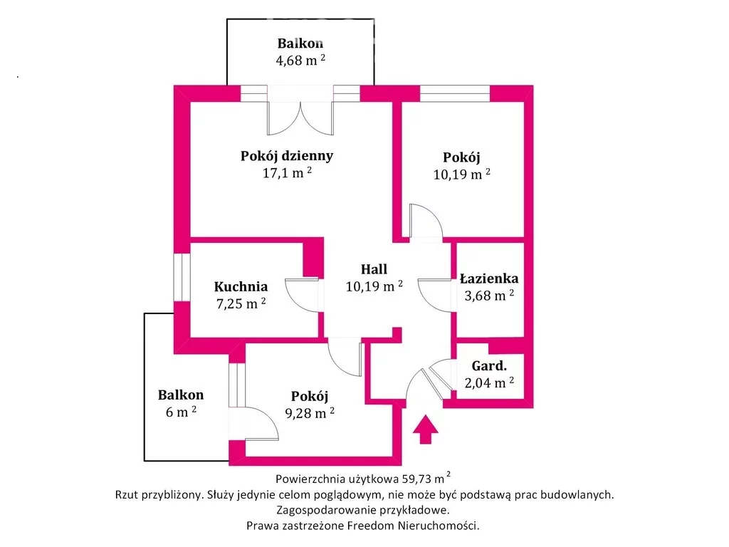 3 pokoje, mieszkanie 60,00 m², piętro 2, oferta nr , 40726/3685/OMS, Warszawa, Białołęka, Białołęka, Arcangela Corellego
