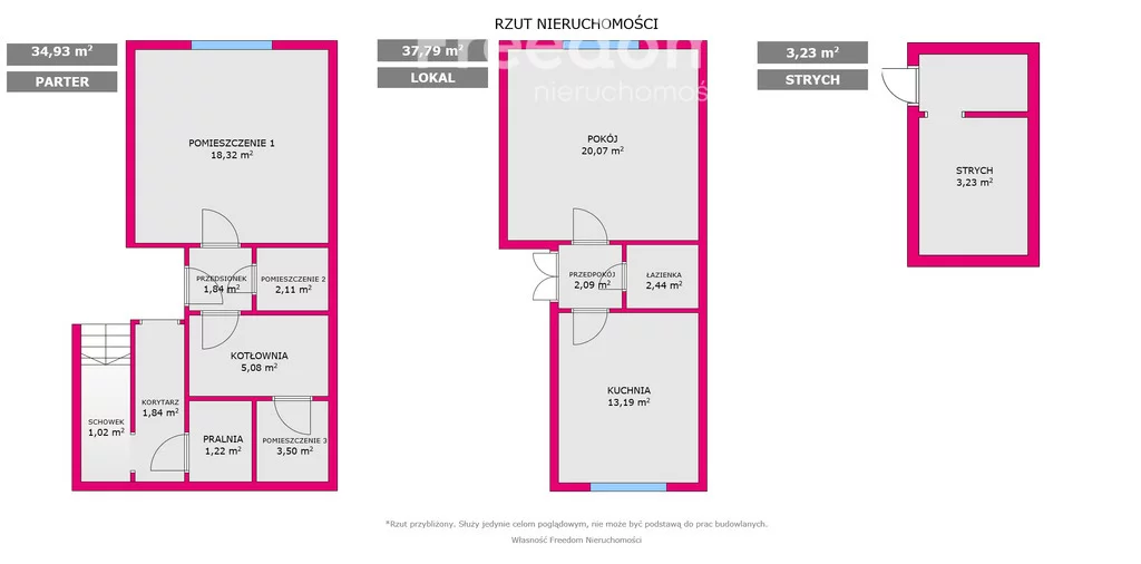 Mieszkanie trzypokojowe 70,00 m², Będzin, Sprzedaż