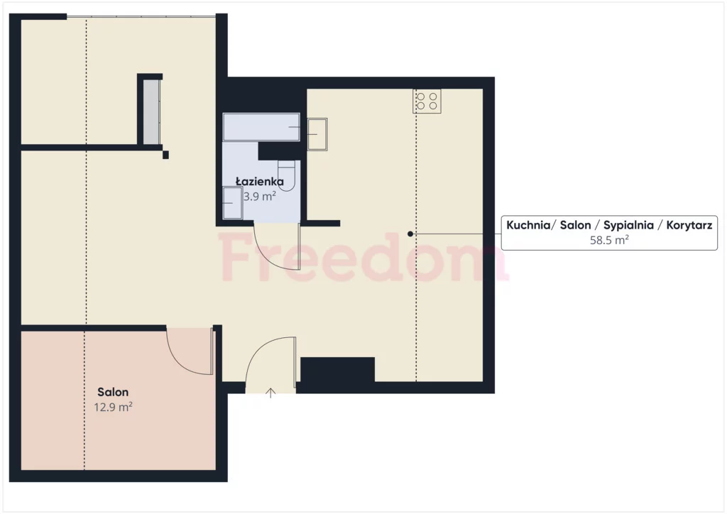 3 pokoje, mieszkanie 78,00 m², piętro 4, oferta nr , 40479/3685/OMS, Olsztyn, Biskupa Tomasza Wilczyńskiego