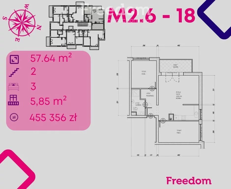 Apartamenty 39456/3685/OMS Bonin