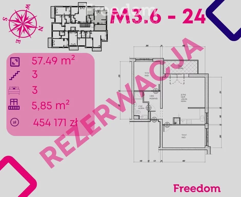 Apartamenty 39462/3685/OMS Bonin