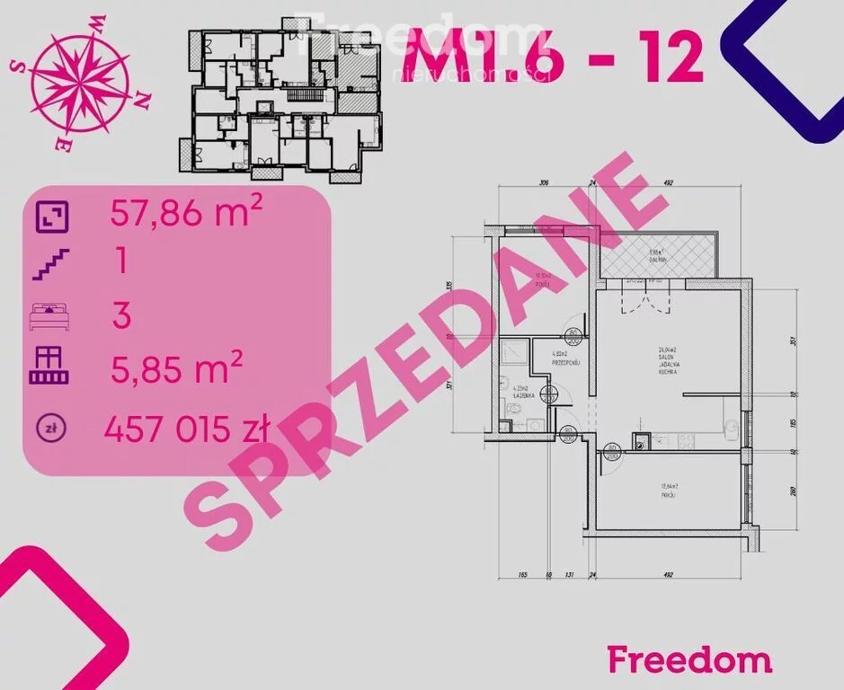 Apartamenty 39470/3685/OMS Bonin