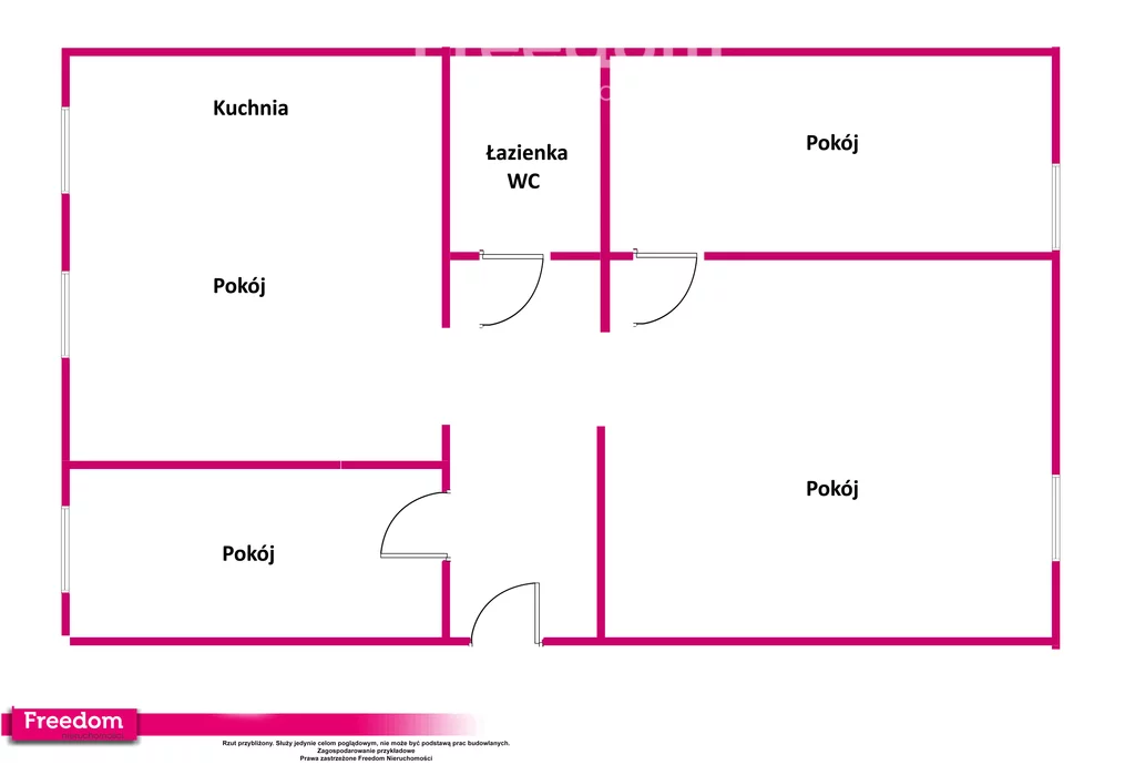 3 pokoje, mieszkanie 59,03 m², piętro 4, oferta nr , 32774/3685/OMS, Radom, Zamłynie, Garbarska