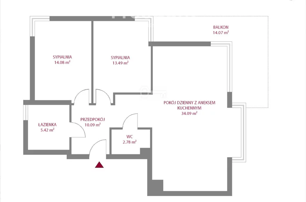 3 pokoje, apartament 79,71 m², parter, oferta nr , 39812/3685/OMS, Gdańsk