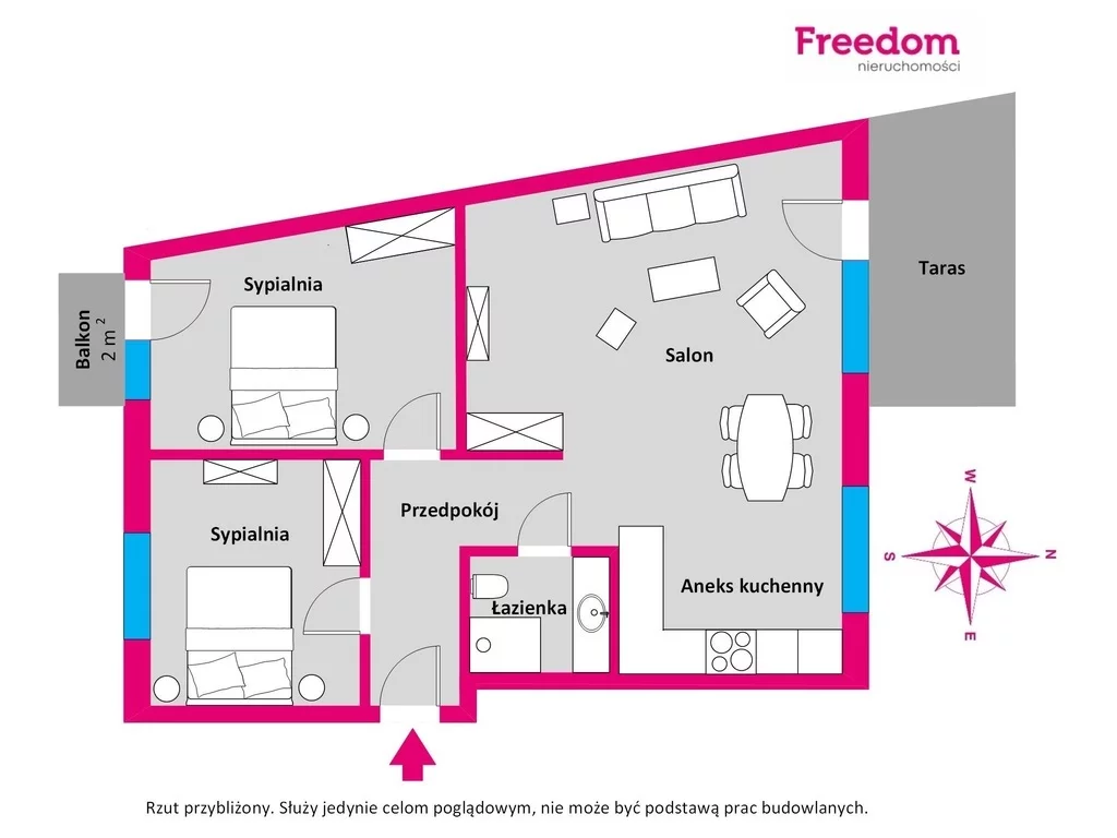 3 pokoje, mieszkanie 70,00 m², piętro 3, oferta nr , 40724/3685/OMS, Gdynia, Śródmieście, Śródmieście