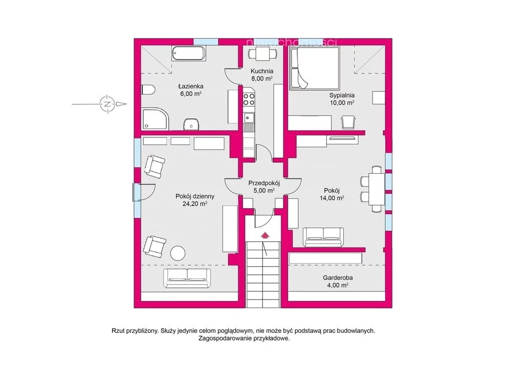 3 pokoje, mieszkanie 112,12 m², piętro 1, oferta nr , 40533/3685/OMS, Kołobrzeg, Jasna