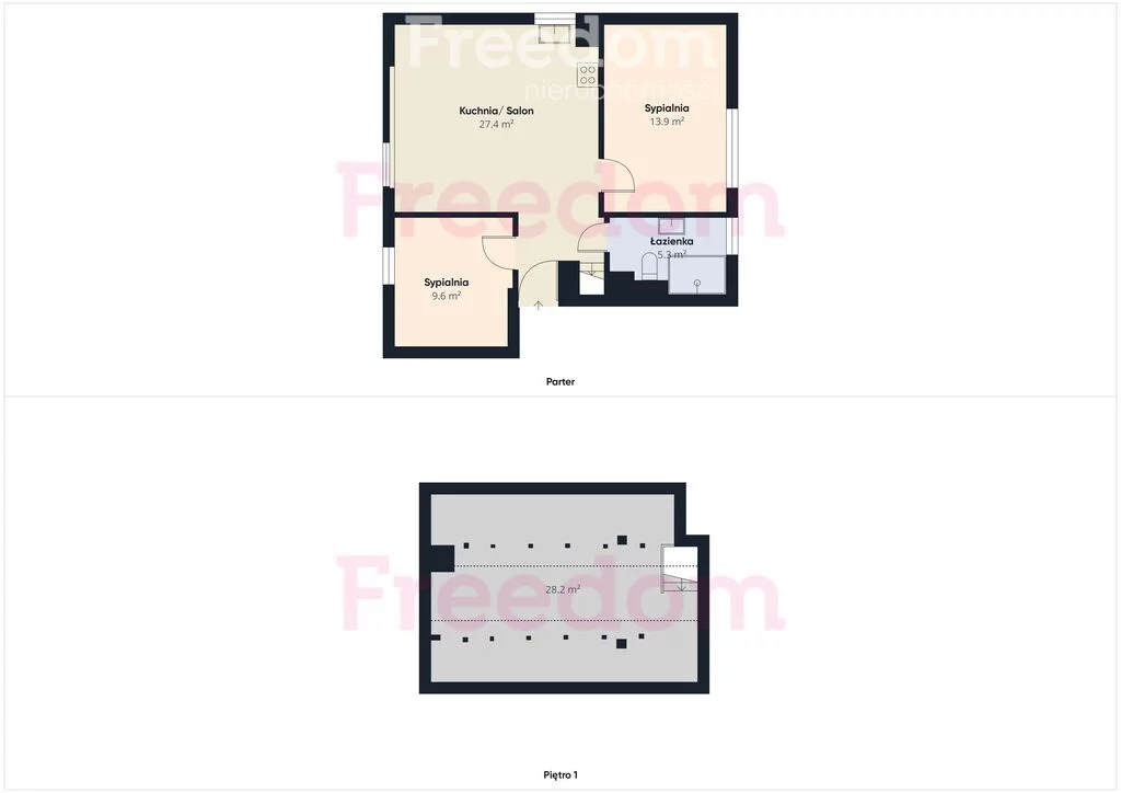 3 pokoje, mieszkanie 55,00 m², piętro 2, oferta nr , 40675/3685/OMS, Wieliczka, Jaworowa