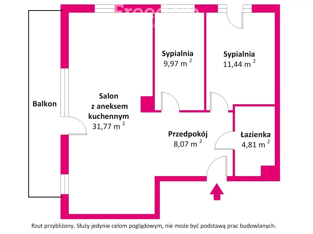 3 pokoje, mieszkanie 66,00 m², piętro 2, oferta nr , 39805/3685/OMS, Opole, Szczepanowice, Józefa Barona