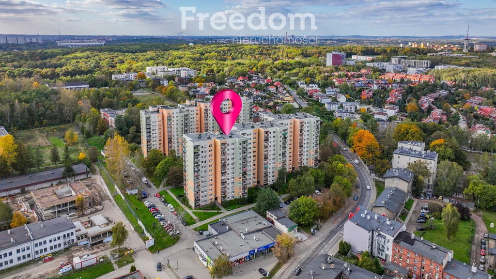 Mieszkanie 62,90 m², piętro 6, oferta nr , 33314/3685/OMS, Katowice, Wełnowiec-Józefowiec, Józefowiec, Józefowska