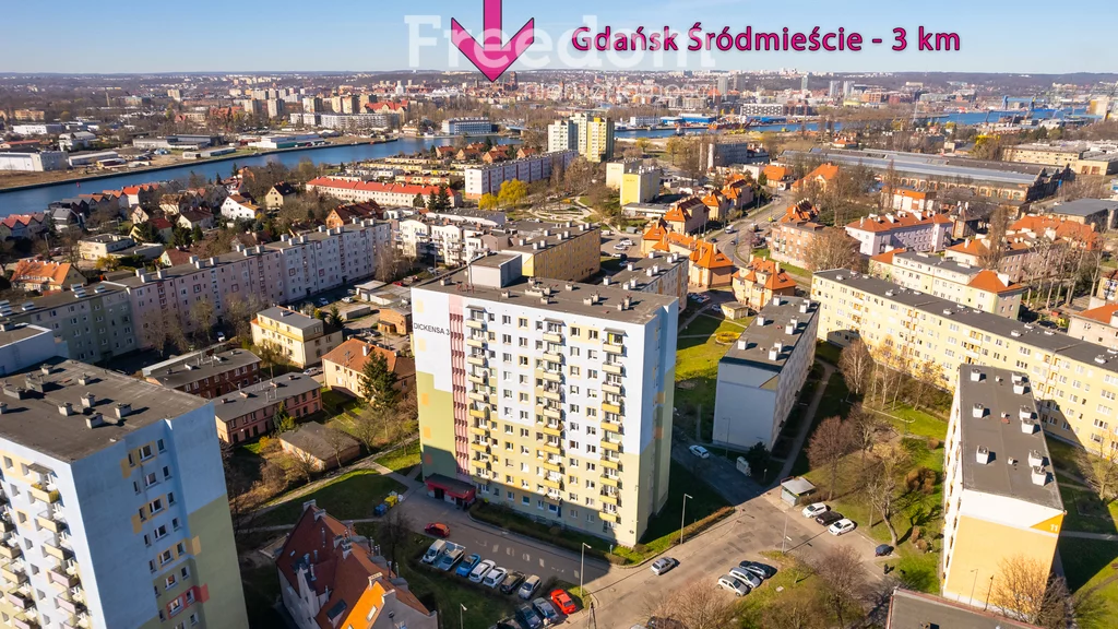 Mieszkanie trzypokojowe 53,20 m², Gdańsk, Karola Dickensa, Sprzedaż