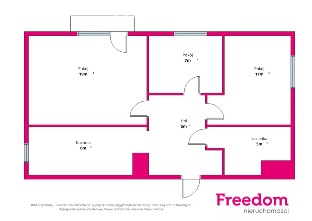 3 pokoje, mieszkanie 53,20 m², piętro 4, oferta nr , 38318/3685/OMS, Gdańsk, Karola Dickensa