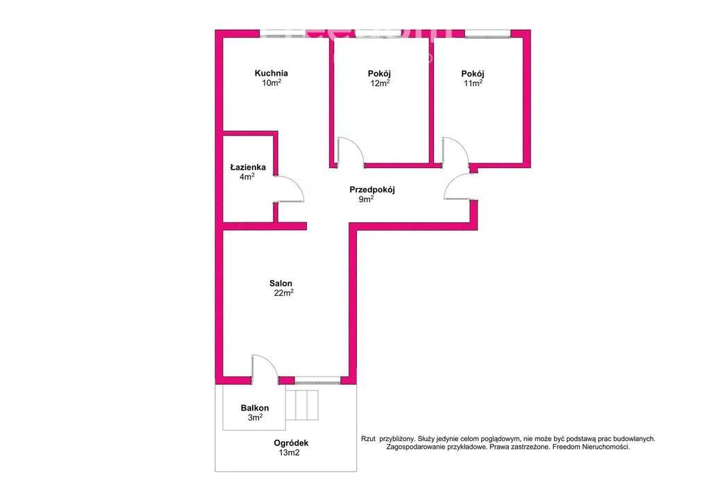 3 pokoje, mieszkanie 68,78 m², parter, oferta nr , 39366/3685/OMS, Wieliszew, Kościelna
