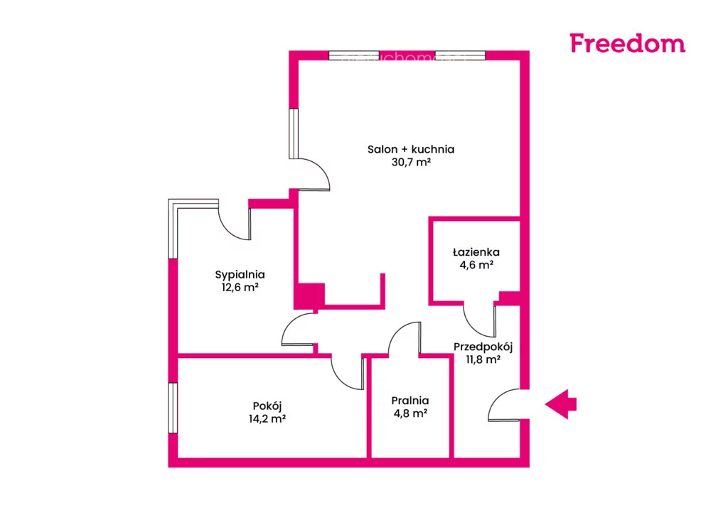 3 pokoje, mieszkanie 78,60 m², parter, oferta nr , 40358/3685/OMS, Częstochowa, Małopolska