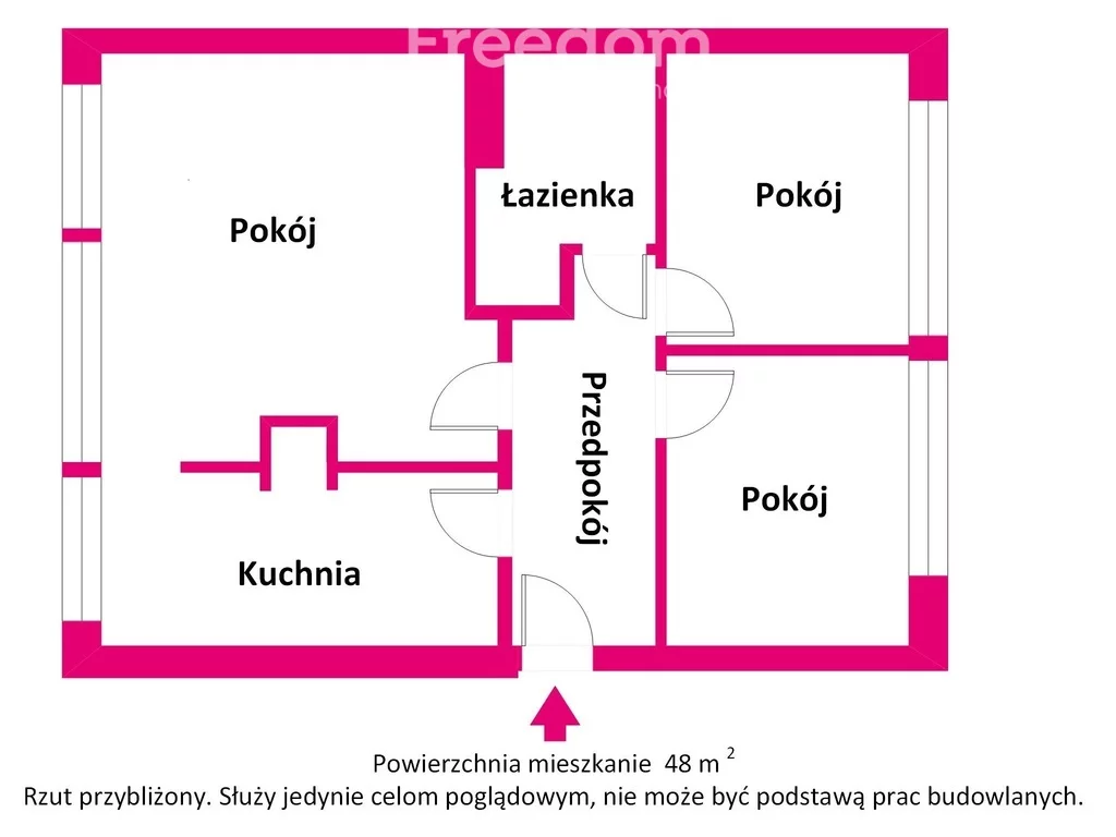 3 pokoje, mieszkanie 48,00 m², piętro 4, oferta nr , 40177/3685/OMS, Warszawa, Nasielska